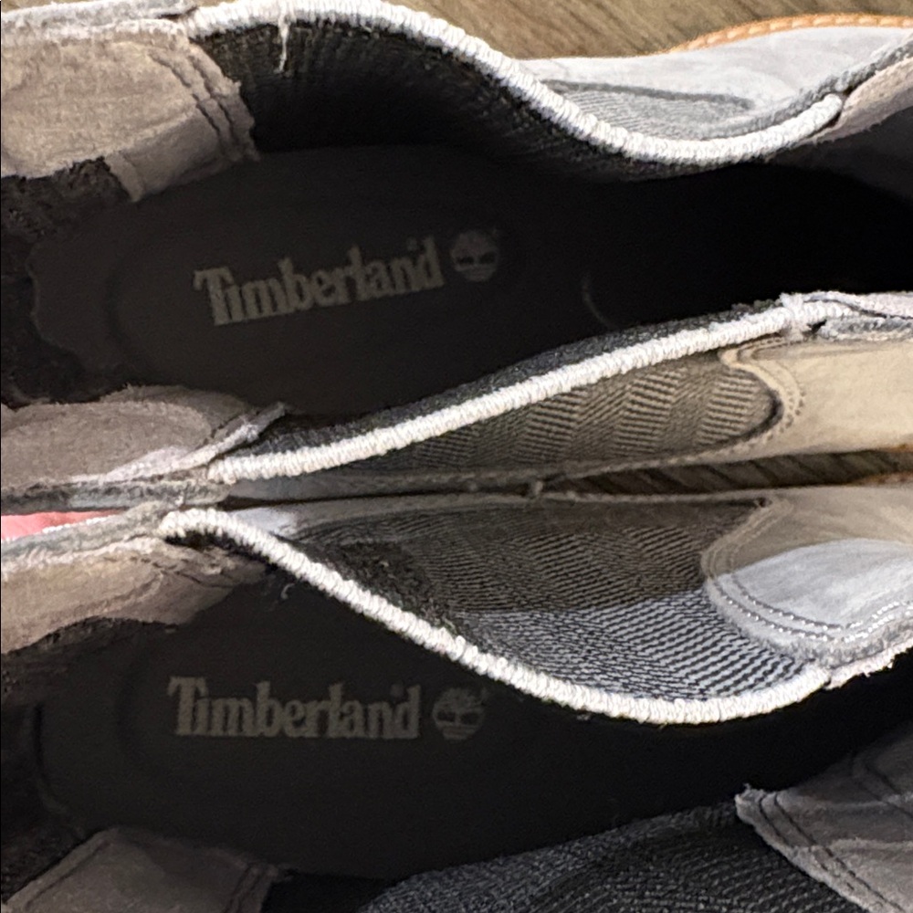[Timberland] Courmayeur Valley Chelsea Leather Boots w/ Herringbone Women’s 10 - Picture 10 of 12